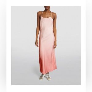 All Saints Pink Ombré Slip Dress NWT Size Medium